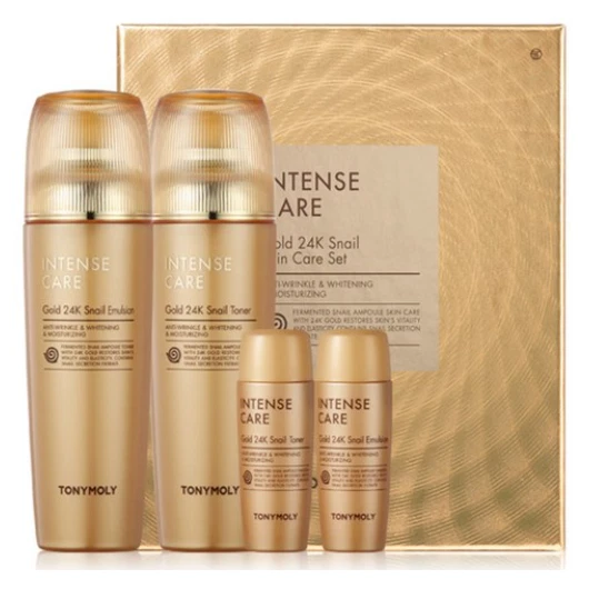 Tonymoly Intense Care Gold 24K Snail 2 Pieces Set -  FREE SHIPPING - Image 2 of 2