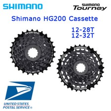 Shimano Tourney CS-HG200 7-Speed 12-28T 12-32T Cassette Black MTB