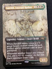 Aatchik, Emerald Radian - Borderless - DFT - MTG - NM - EN - 0360