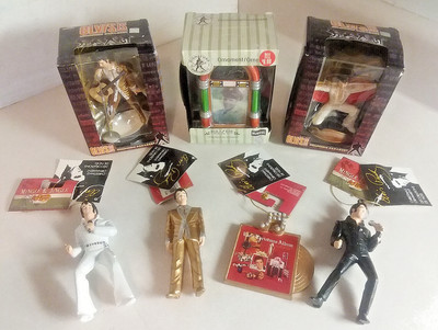 KURT ADLER TREVCO ELVIS HOLOGRAM CHRISTMAS ORNAMENT LOT 7 ELVIS PRESLEY - NEW!!!