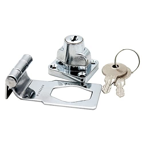 Zinco Lega 90 gradi Keyed fermaglio Serratura twist Pomello Keyed (I8U)