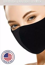 Breathable and Reusable Face Mask 5PC SET 100 cotton stay safe..