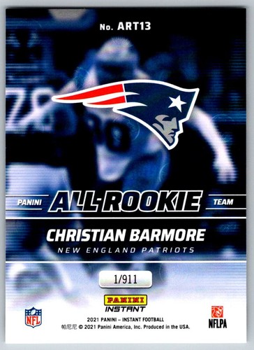 Panini Instant NFL 2021 equipo de novatos - elige tu tarjeta/911 - Imagen 27 de 51