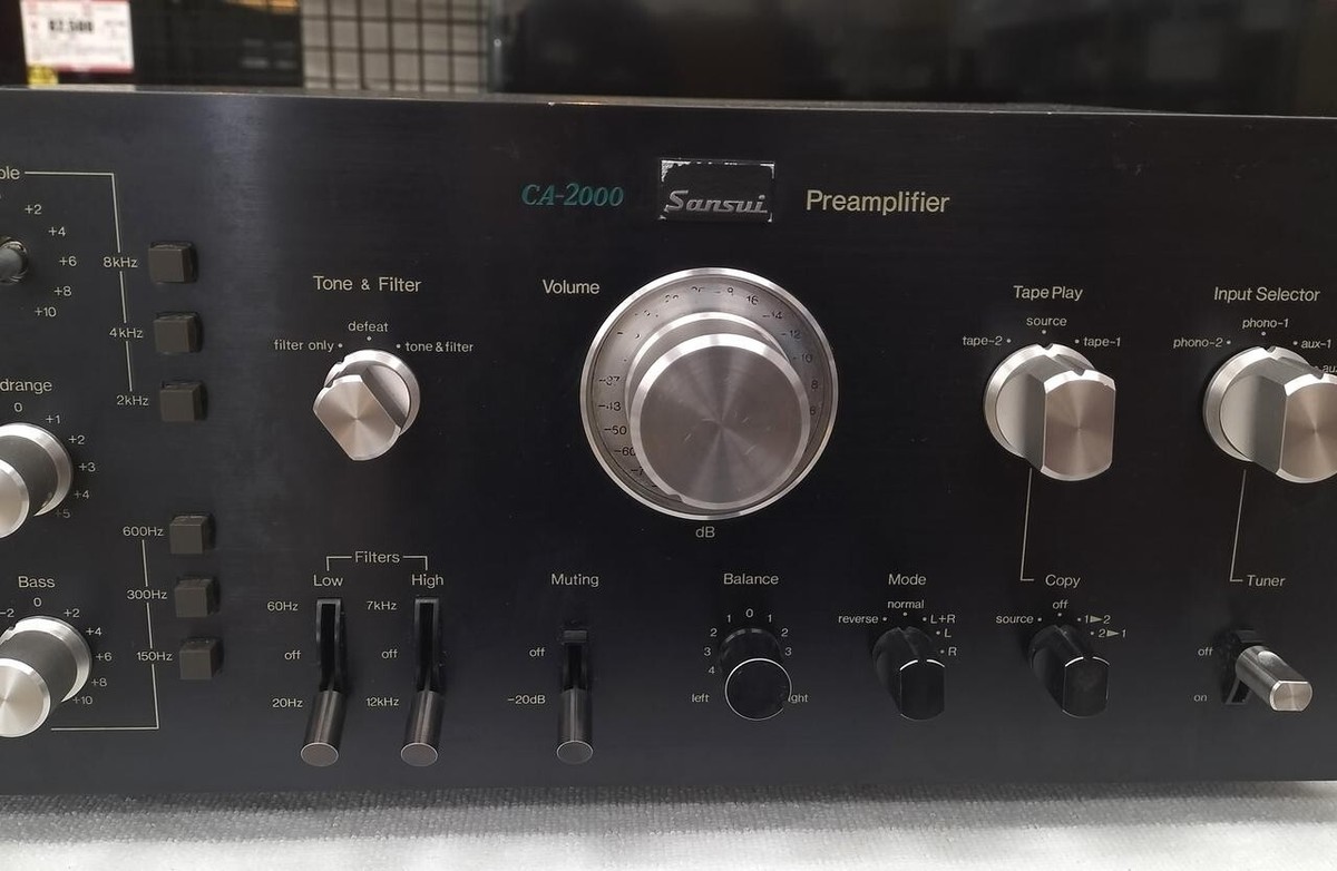 □ Sansui サンスイ CA-2000 プリメインアンプ SANSUI CA-2000 Stereo Control Amplifier Used Tested Working