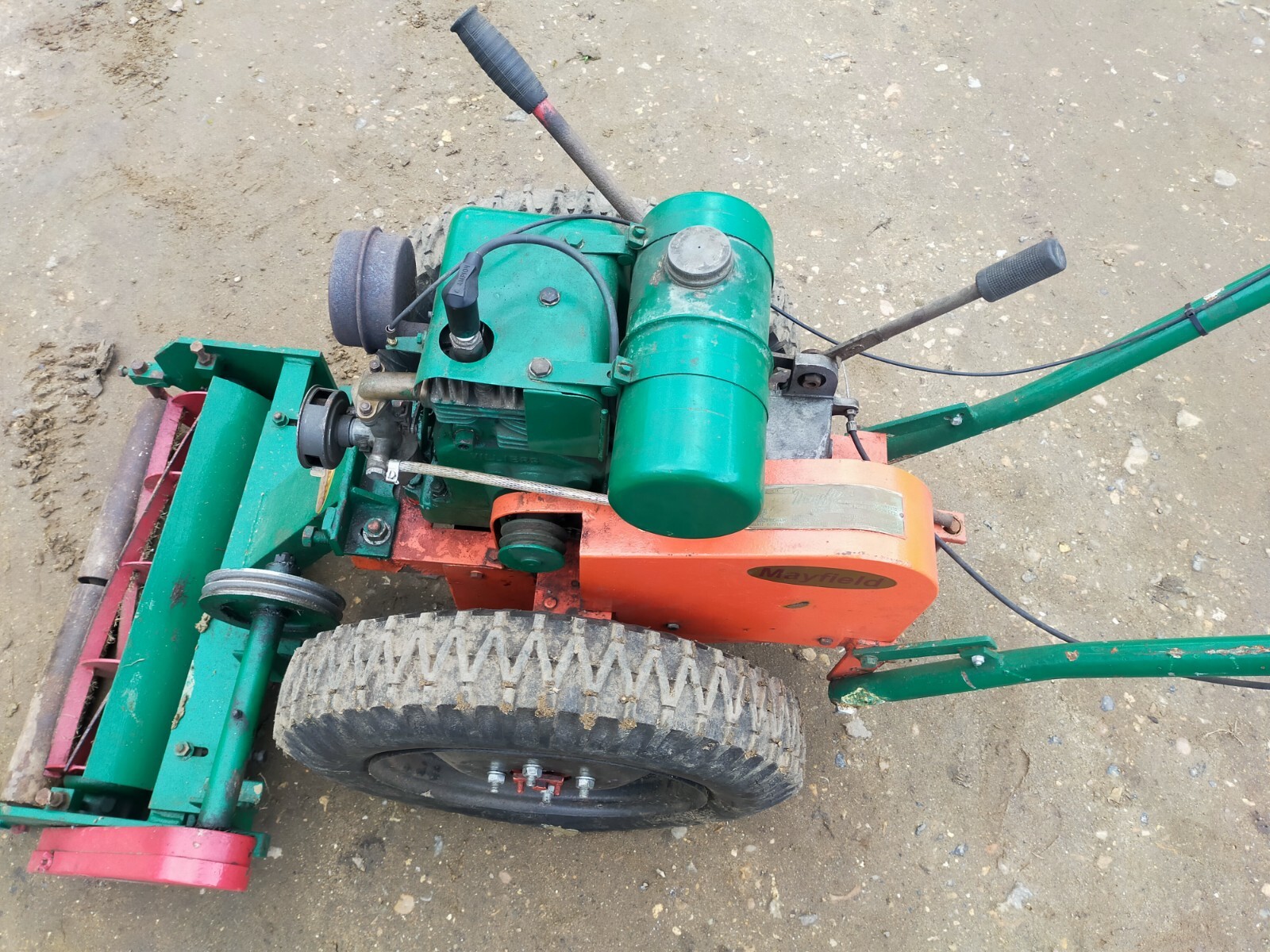 Mayfield Mk10 Garden Tractor Cylinder Mower Attachment eBay