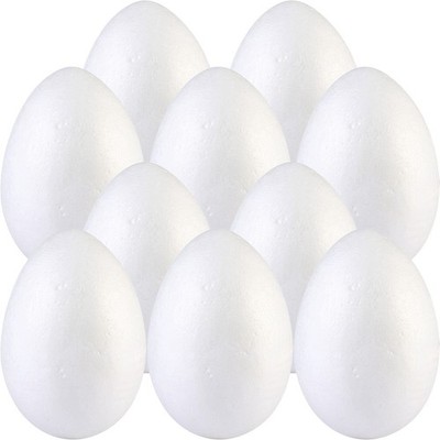 10 Pcs Polystyrol-Eier Osterbastelideen Eierbasteln Weiße Schäume