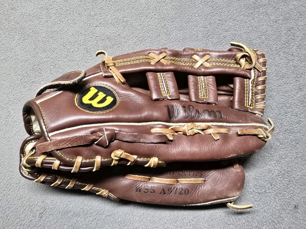 Gant Softball Cuir Wilson Elite A2449 - 13 Pouces - RHT - Pour Réparation Ou Pièces