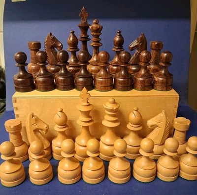 Großes Holz Schachspiel König 11,5 cm