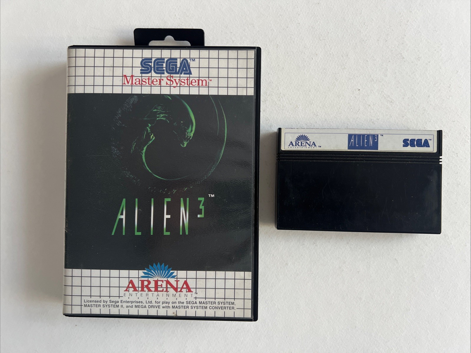 ALIEN 3 -SEGA Master System Arena Sans Notice PAL FRA/EUR