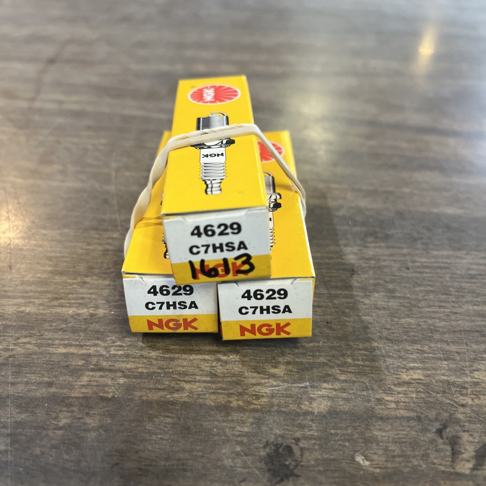 3 - NGK SPARK PLUG C7HSA #4629 STANDARD FOR HONDA  ATV MOPED SCOOTER 150CC