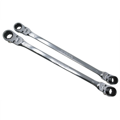 K Tool International XDDBM4 K Tool International Wrench Set 2 Piece Metric Ratch