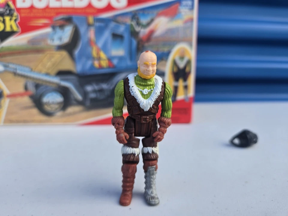 Bulldog con Boris Bushkin Máscara 100% Completa Kenner 1987 Vehículo De Colección con Caja Foto 4 de 4