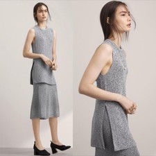 Wilfred palmier sleeveless sweater wool gray aritzia womens size XS
