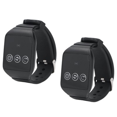 Wireless Restaurant Service Calling System 2 Watch Receiver And 1 Button Pag Hot