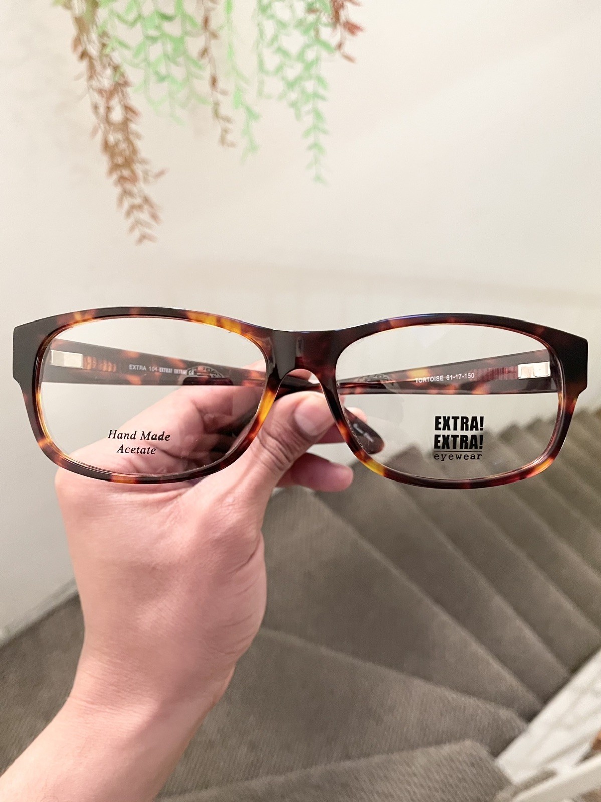New Unisex Fatheadz Type Extra Large Wide Frames Eyeglasses Havana Brown 61/17