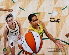 Skylar Diggins-Smith Seattle Storm Signed 8" x 10" Layup vs. Indiana Fever Photo