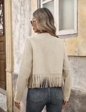 Brand New Size 16 Boho Fringe Cowgirl Country Western Festival Hippie Jacket