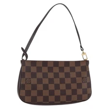LOUIS VUITTON Damier Ebene Navona Accessory Pouch N51983 LV Auth yk19655V