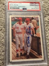 PETE ROSE SIGNED AUTO AUTOGRAPHED 1986 TOPPS Cert By BOTH PSA/DNA & BECKETT REDS