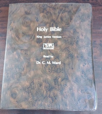 Holy Bible KJV Cassette Set Read by Dr. C.M. Ward Vintage Audio Book