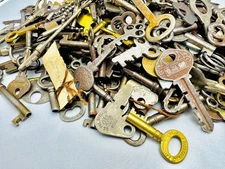 PICK A KEY: Authentic Antique Skeleton & Barrel Key Steampunk VTG Collectible