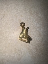 Vintage Ice Skate Pendant Charm