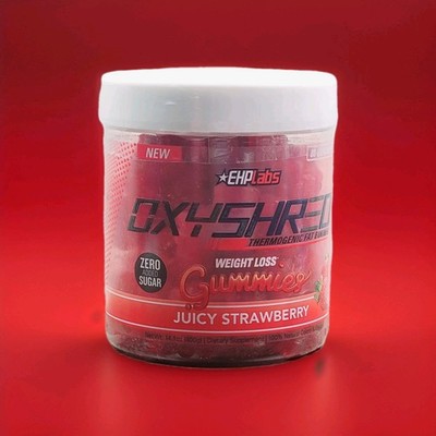 EHPlabs OxyShred Gummies  | 120ct Juicy Strawberry 