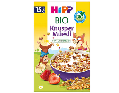  HiPP Kindermüsli Knusper ab dem 15. Monat, 200 g
