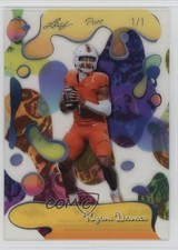 2025 Leaf Eclectic Signature Series Platinum Prismatic 1/1 Kyron Drones 1a2m