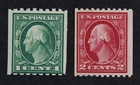 CKStamps: US Stamps Collection Scott#410 Gum Dist, 411 Mint NH OG 21mm