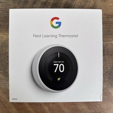Google Nest Learning Thermostat White (3rd Ge...