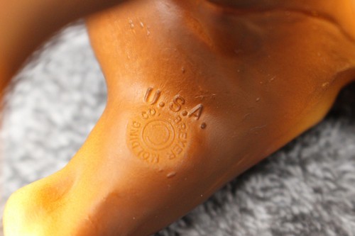 VTG Breyer fighting stallion brown plastic horse - Picture 10 of 13