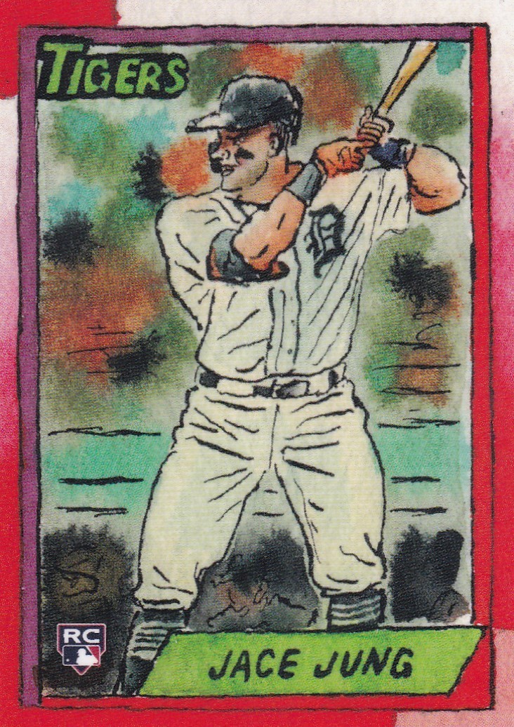 JACE JUNG TOPPS SHOEBOX TREASURES 1990 ROOKE FIRST LIGHT REDUX RC TIGERS #6 2025