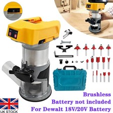 Cordless Wood Router Trimmer for Dewalt 18V 20V Battery, w/6 Variable Speeds New