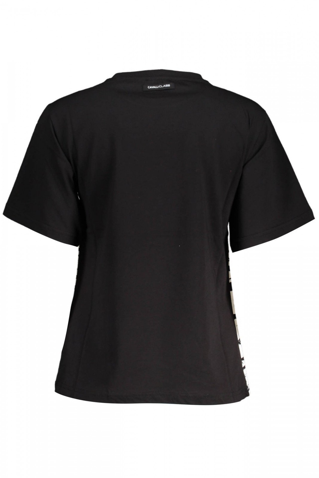 Cavalli Class Abbigliamento Donna T-shirt maniche corte Nero XS Squadrata, Scoll