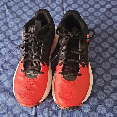 Size 8.5 - Under Armour Lockdown 7 Red Black White