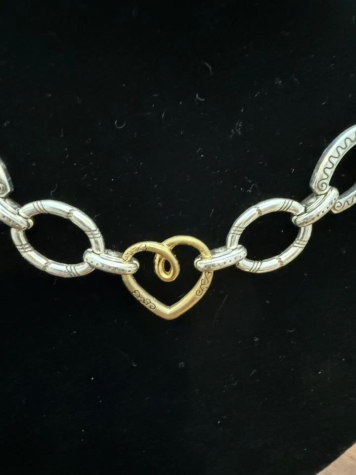 Brighton Fresco 心形项链双色切换闭合 — 第 4/4 张图片