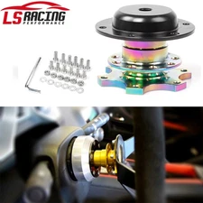 6 Hole Car Steering Wheel Quick Release HUB Racing Adapter Snap Off Boss Kit Neo