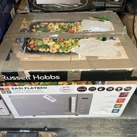 Russell Hobbs Easy Flatbed Family Size Silver Digital Microwave