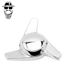 ORIGINAL LOWRIDER Triple Smooth Blade Knock Off Spinner Chrome 3/8 24T Left Side