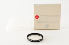  Top MINT in BOX Leica 13131 camera lens Filter E 39 UVa Black From Japan