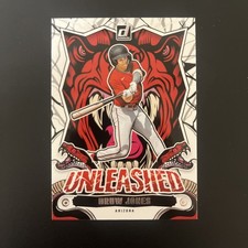 2024 Panini Donruss Baseball Druw Jones Unleashed Insert Card #1