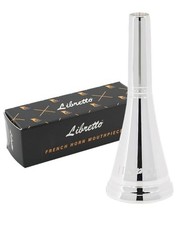 Libretto French Horn Mouthpiece, Silver Plated, Balanced Tone, Comfortable Ri...