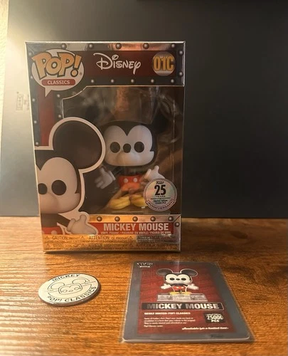 Funko Pop! Classics Mickey Mouse Funko 25th Anniversary Disney 25000pcs No Vault