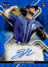 2022 Finest #FA-JK Jackson Kowar Finest Autographs Blue Refractors #/150 Auto
