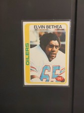 1978 TOPPS ELVIN BETHEA HOUSTON OILERS #127