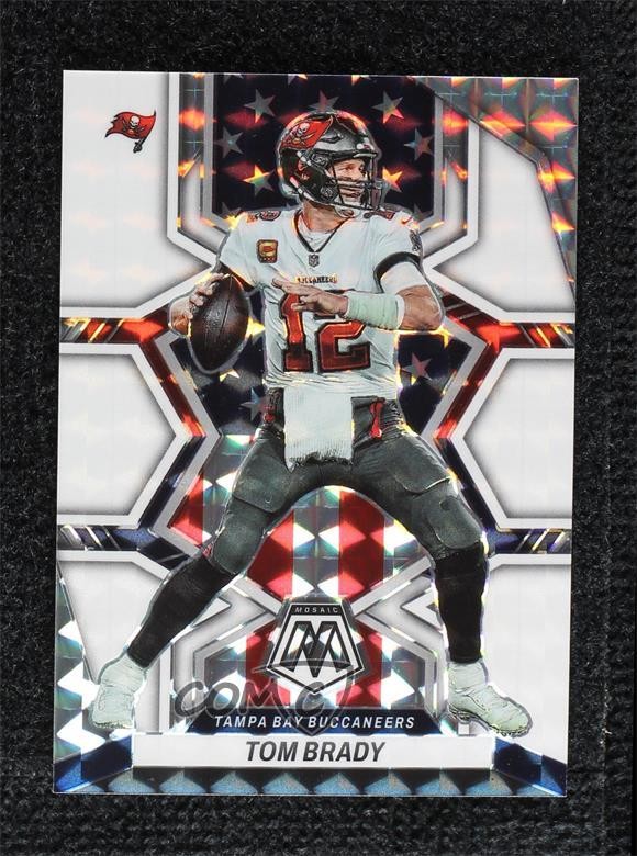 2022 Panini Mosaic National Pride White Mosaic Prizm 14/25 Tom Brady #251 04uh