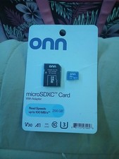 ONN 256GB microSDXC Flash Memory Card 100Mb/s - 100006050