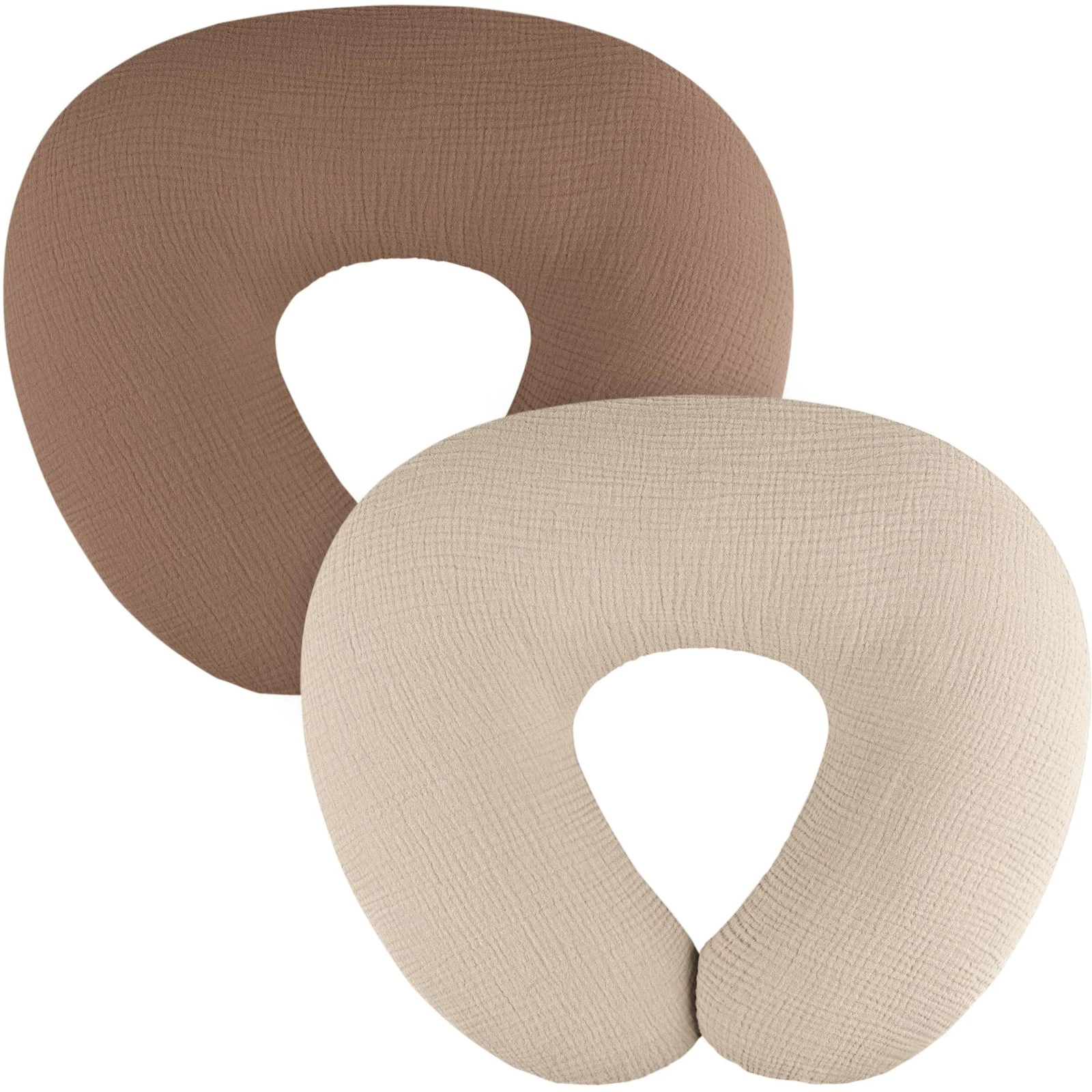 2-Pack Muslin Nursing Pillow Covers, Breathable 100% Cotton Breastfeeding Pil...
Opens in a new wind