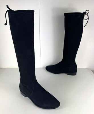 Stuart Weitzman Kneezie Black Women's Boots Suede Boot Size 7 US